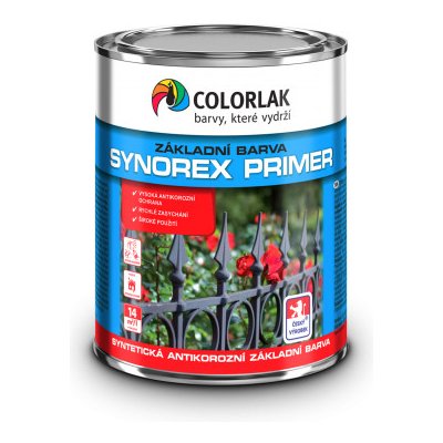 Colorlak SYNOREX PRIMER S2000 základní barva na kov 0,6L červenohnědá – Zboží Mobilmania