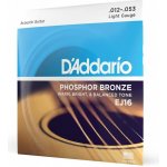D'ADDARIO EJ16 Phosphor Bronze Light - .012 - .053 – Zbozi.Blesk.cz