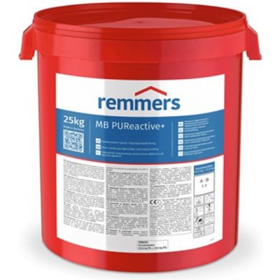 REMMERS MB PUReactive+, hybridní stěrková hydroizolace vyztužená vlákny pro regeneraci plochých střech, teras a balkónů Balení: 25 kg
