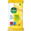 Čisticí ubrousek Dettol Limette & Minze antibakteriální ubrousky na povrchy 80 ks