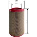 Vzduchový filtr BOSCH F 026 400 532 – Hledejceny.cz