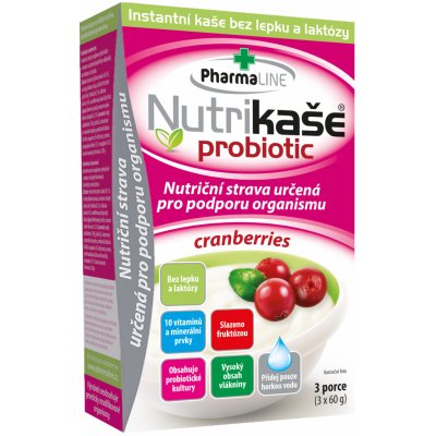 Nutrikaše probiotic cranberries 3 x 60 g – Hledejceny.cz