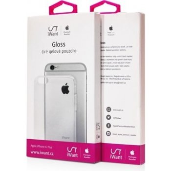 Pouzdro iWant Gloss gelové iPhone 6 Plus/6S Plus čiré