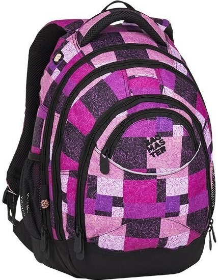 Bagmaster Energy 8 D studentský batoh růžovo fialová