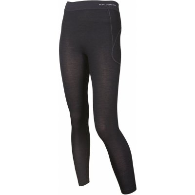 Brubeck Active Wool Wmns Pants black dámské spodky merino – Hledejceny.cz