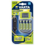Varta LCD Charger + 4x AA 2600 mAh R2U & 12V & USB 57070201451 – Zboží Živě
