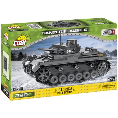 COBI 2707 World War II Německý střední tank Panzer III Pz. KpfW. AUSF. E – Zbozi.Blesk.cz