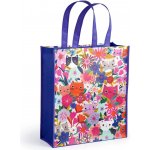 Mudpuppy Znovupoužitelná nákupní taška Kočky v květinách – Sleviste.cz