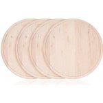 Happy Green Sada krájecích dřevěných prkének BBQ 22 cm, 4 ks – Zboží Dáma