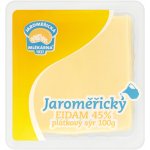 Jaroměřická Mlékárna Jaroměřický Eidam 45% plátkový sýr 100g – Zboží Dáma