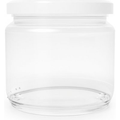 GymBeam Skleněná dóza s kovovým víkem 380 ml – Zbozi.Blesk.cz