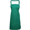 Zástěra Premier Workwear Pracovní zástěra za krk s kapsou PR154 Emerald Pantone 341 72x86cm