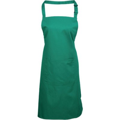 Premier Workwear Pracovní zástěra za krk s kapsou PR154 Emerald Pantone 341 72x86cm – Hledejceny.cz