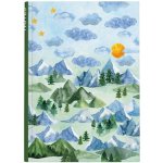 Notes tečkovaný A5 lamino Krajina – Zboží Dáma