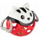 Canpol babies Interaktivní hračka míček s chrastítkem Červená kočička
