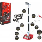 Teddies Mikrofon karaoke ROCK STAR plast na baterie se světlem se zvukem – Hledejceny.cz