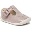 Dětské baleríny a espadrilky Clarks polobotky Roamer Star T 261434637 růžová