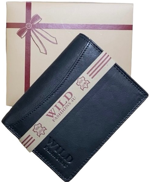 Wild Fashion pánská kožená peněženka black