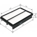 Vzduchový filtr BOSCH F 026 400 044 (F026400044) – Hledejceny.cz