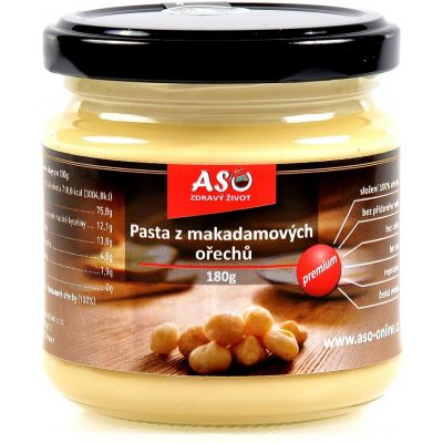 ASO Zdravý život Makadamová Pasta 180 g – Zboží Mobilmania