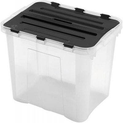 Heidrun BOX ÚLOŽNÝ S VÍKEM, 30L, PLAST, 42X31X34 CM – Zboží Mobilmania