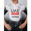 Cyklistický dres PISSEI UAE TEAM EMIRATES 2025 REPLICA - bílá/černá