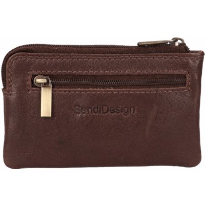 Klíčenka Kožená SendiDesign Marco hnědá – Zboží Dáma