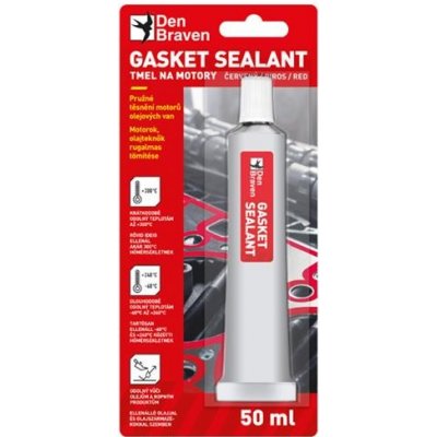 Gasket sealant DEN BRAVEN červený 50ml