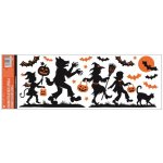 Anděl Přerov s.r.o Okenní fólie s glitry Halloween 59x21 cm – Zboží Dáma