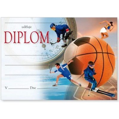Sportovní diplom A4 – Zboží Dáma