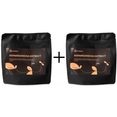 Herbatica 2 x Ashwagandha prášek z kořene 7% extrakt 100 g – Hledejceny.cz