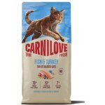 CARNILOVE TRUE FRESH CAT DRY FISH & TURKEY FOR STERILISED ADULT ALL BREEDS 2 kg – Hledejceny.cz