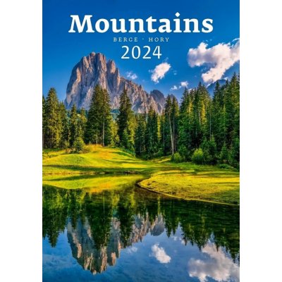 Helma 365 Nástěnný kalendář Mountains/Berge/Hory 2024 – Zboží Mobilmania