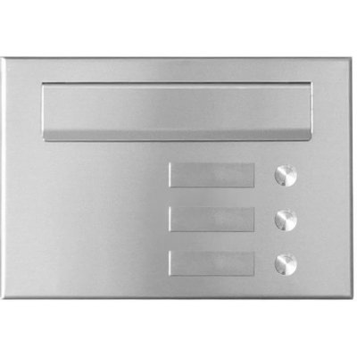 PSD 400 3x zvonek, 3x jmenovka; Hliník – Hledejceny.cz