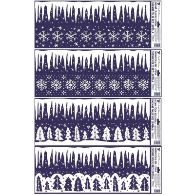Fólie okenní rampouchy 60x22cm set POSLEDNÍ SET – Hledejceny.cz