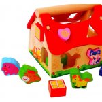 Eco Toys domek vkládačka Farma se zvířatky – Zbozi.Blesk.cz