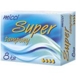 Micci menstruační tampony Super 8 ks – Zboží Dáma