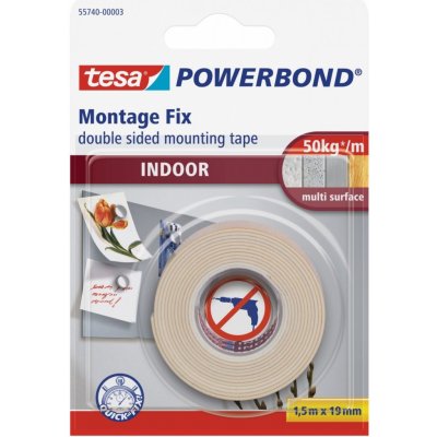 Tesa Powerbond Oboustranná lepicí páska interier 19 mm x 1,5 m