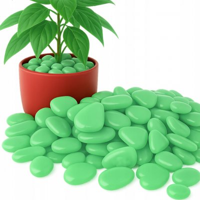 ISO 8766 Svítící kameny zelená 100 ks – Sleviste.cz