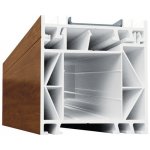 ARON Basic Rozšiřovací profil 60 x 1400 mm bílý / zlatý – Sleviste.cz