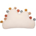 Atmosphera for Kids polštář mráček s bambulemi 50 x 30 – Sleviste.cz