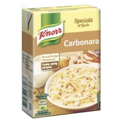 Knorr Omáčka na těstoviny Carbonara 352 ml – Hledejceny.cz