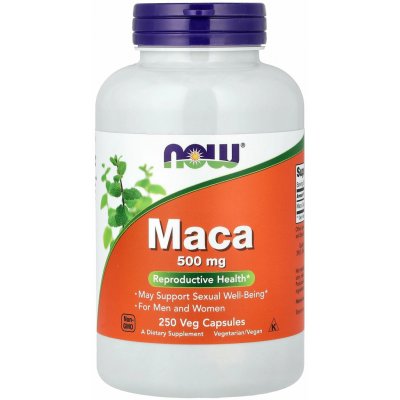 Now Foods Maca 500 mg 250 kapslí – Hledejceny.cz