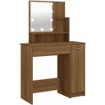 Nábytek XL s LED 820486 hnědý dub – Zboží Dáma