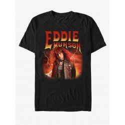 Zoot Fan Eddie Munson Stranger Things Netflix triko černá