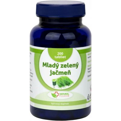 Natural Pharm Mladý zelený ječmen 200 ks – Hledejceny.cz