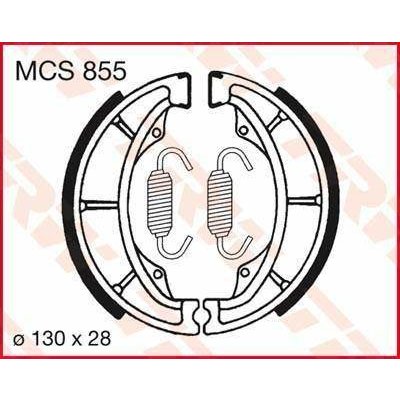 Sada brzdových čelistí TRW KFZ Ausruestung GmbH MCS855