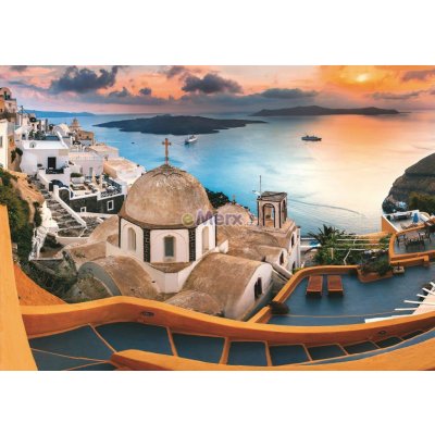 Trefl 10445 Santorini Řecko 1000 dílků – Zboží Mobilmania
