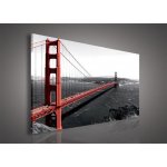Obraz na plátně Golden Gate Bridge 103O1, 100 x 75 cm, IMPOL TRADE – Zbozi.Blesk.cz