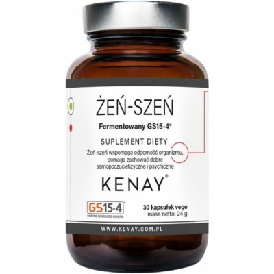 Kenay Fermentovaný ženšen GS15-4 30 kapslí – Hledejceny.cz